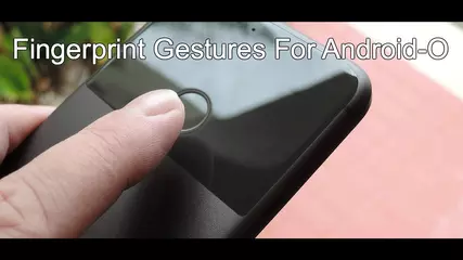 Fingerprint Gestures For Android-O