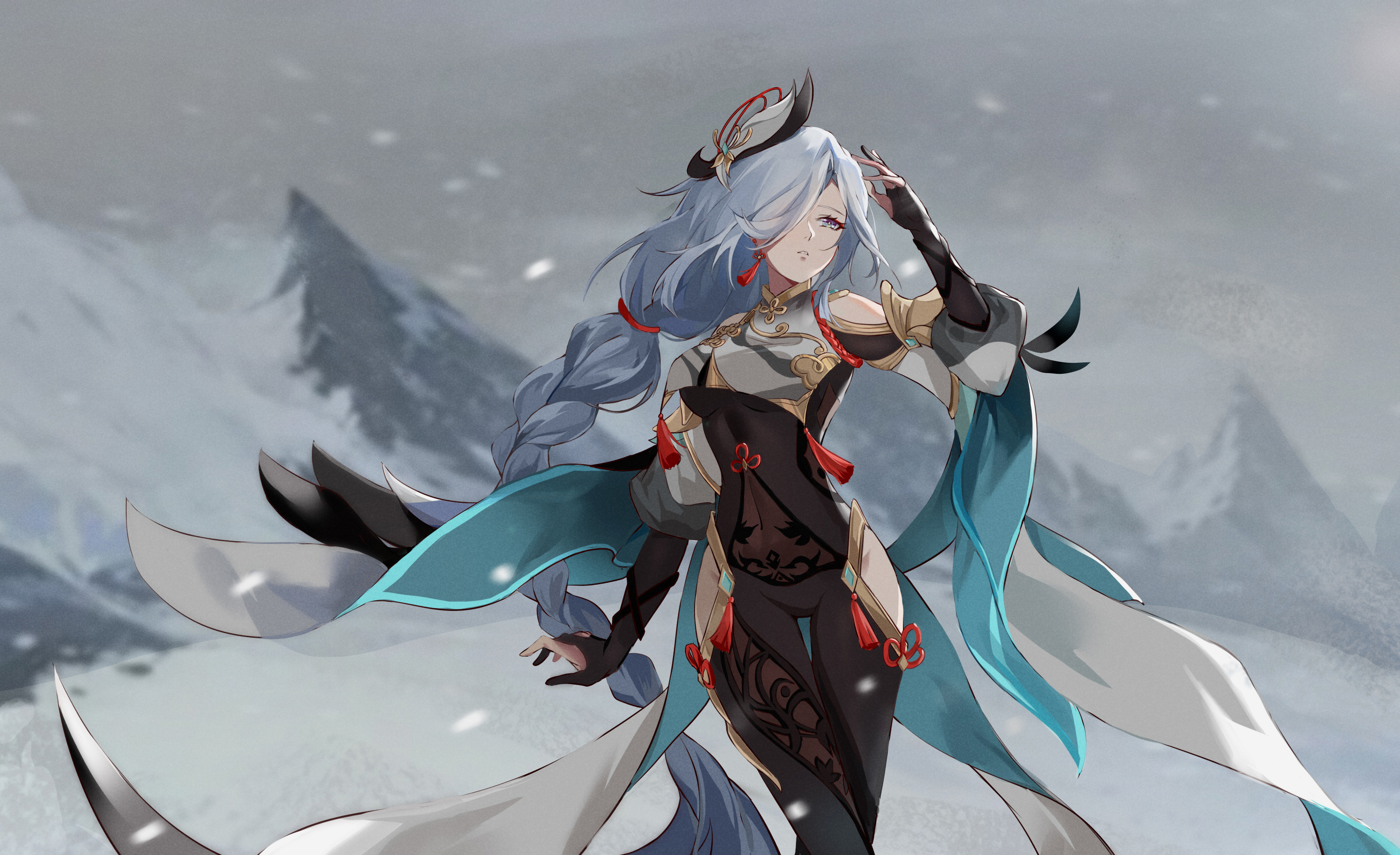 申鶴壁紙ウォールペーパー shenhe wallpaper