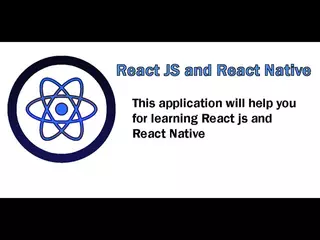 Learn react js and react native : Android app