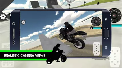 Fast Motorcycle Driver