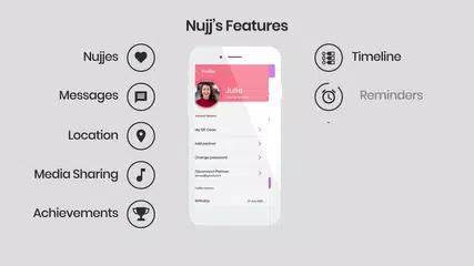 Nujj - Couple Relationship App