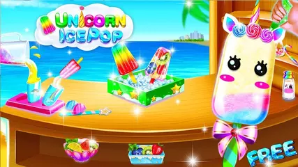 Unicorn Icepop - Popsicles Food Making Game by FunPop