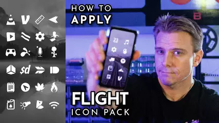 Flight Icon Pack & How to Apply Icon Packs on Android