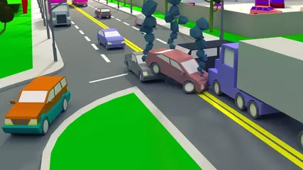 Trailer Crossroad crash for ios and android