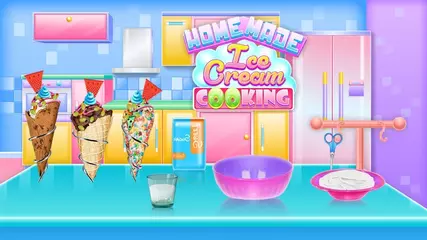 Homemade Ice Cream Cooking