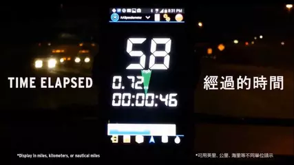 AA GPS & HUD Speedometer Demonstration
