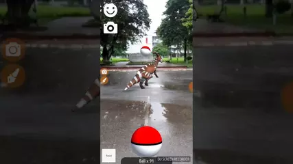 Pocket dinosaur AR GO - Gameplay