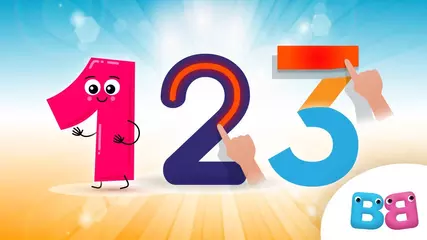 123 number games for kids -  Tracing part1