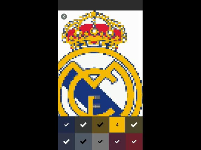 Football Logo Coloring Color By Number Pixel Art Apk 81