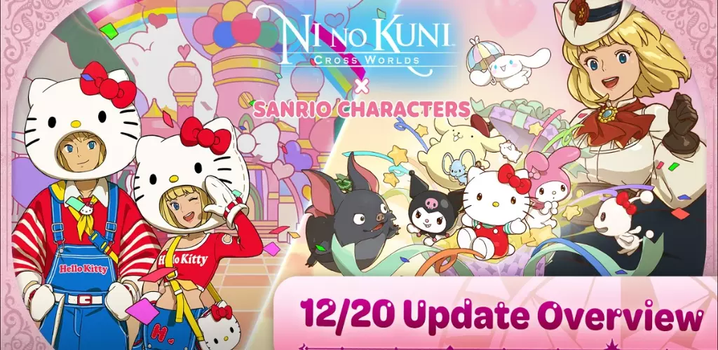 Ni no Kuni: Cross Worlds hat mit Sanrio bei mehreren Veranstaltungen zum Thema Winter zusammengearbeitet