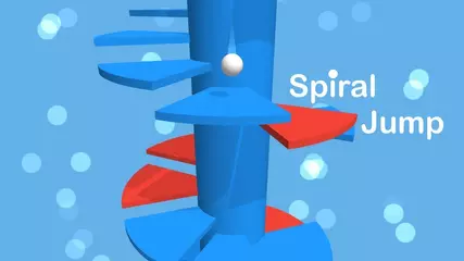 Spiral Jump - Spiral Jumping Ball Game Play