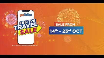 Goibibo Festive Travel Sale (HDFC)- 15 SEC