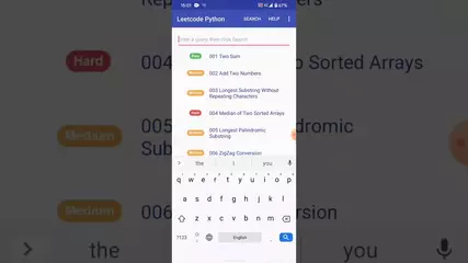 Leetcode Python App