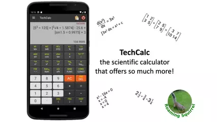 TechCalc - the full-featured scientific and graphing calculator for Android