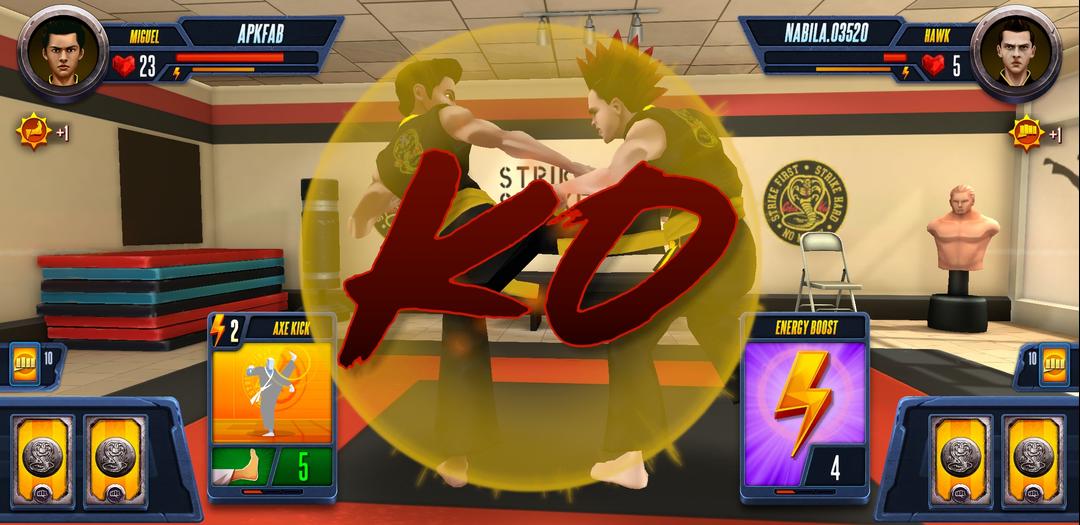 Cobra Kai Card Fighter Review - นักสู้ที่ใช้การ์ดพร้อมใช้งานบน Android-screenshot 4