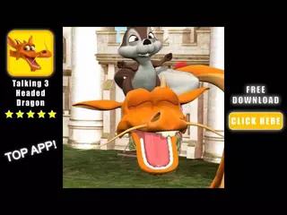 Talking 3 headed Dragon App