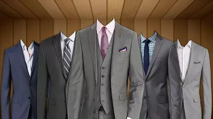 Man Suit Photo Montage