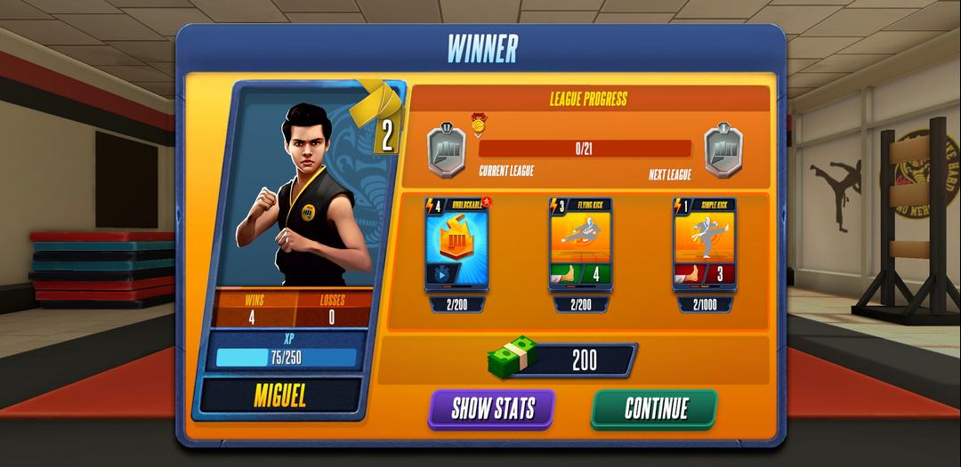 Cobra Kai Card Fighter Review - นักสู้ที่ใช้การ์ดพร้อมใช้งานบน Android-screenshot2