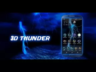3D Thunder Tech Theme