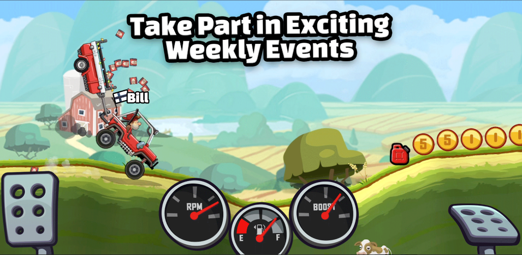 One Pebble Cab: Game Review: Hill Climb Racing