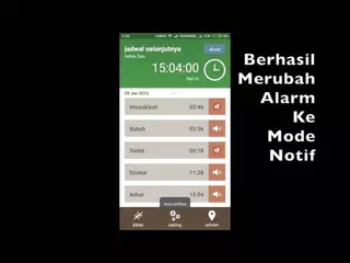 Jadwal Sholat (Prayer times)