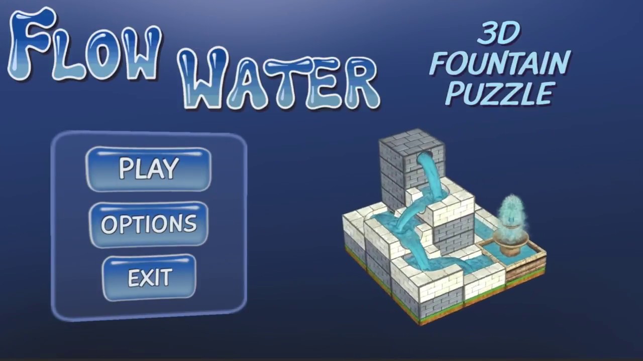 flow water fountain 3d puzzle