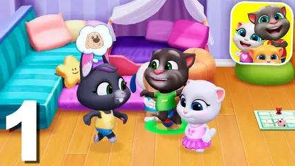 My Talking Tom Friends (by Outfit7) Gameplay Walkthrough - Part 1 (Android)