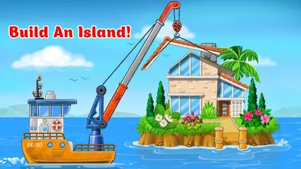 🏝 Build an Island Game!  Ships, barges and boats. 🚢⚓️🚤