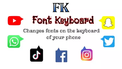 Change fonts of your phone keyboard with Font Keyboard app - Useful for chat, Instagram, Facebook,..