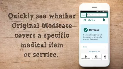 Medicare’s “What’s covered” mobile app