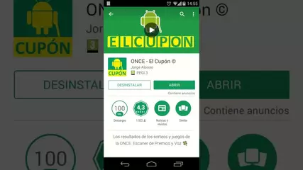 ► App: ONCE - El Cupón ⭐⭐⭐⭐⭐