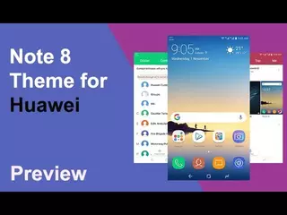 Samsung Note 10 Theme for Huawei | Preview