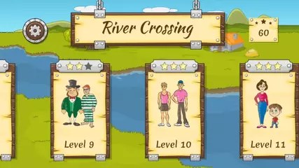 River Crossing IQ Logic Puzzles & Fun Brain Games