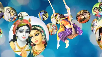 Radha Krishna : Jhulan Bhajan राधे झूलन पधारो
