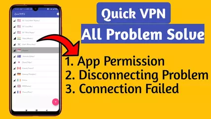 Quick vpn disconnect problem || quick vpn connection failed problem