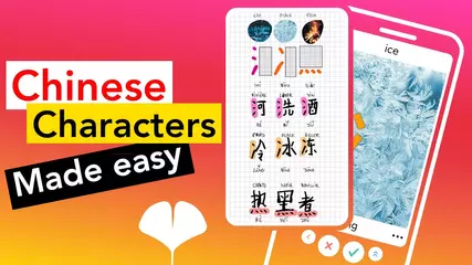 Discover & learn Chinese characters easily with Ginkgo APP !