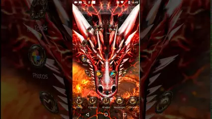 3D Lava Dragon Theme