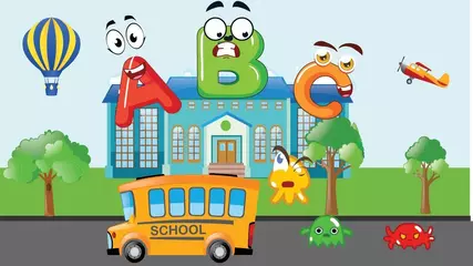 alphabet games board for kids to learn english to make word easy fun sounds Abc