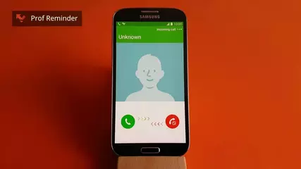 Prof Reminder - missed call