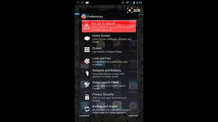 Linpus Launcher for Android.