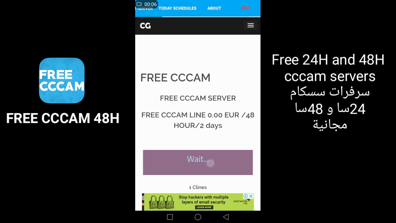 free cccam 48 hours