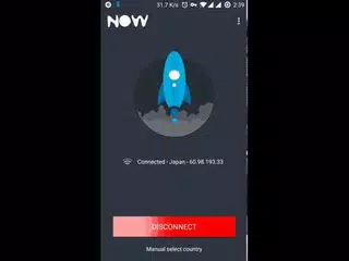 Video demo of Now VPN Android