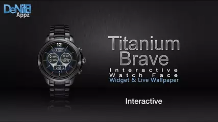 Titanium Brave HD Watch Face, Widget & Live Wallpaper