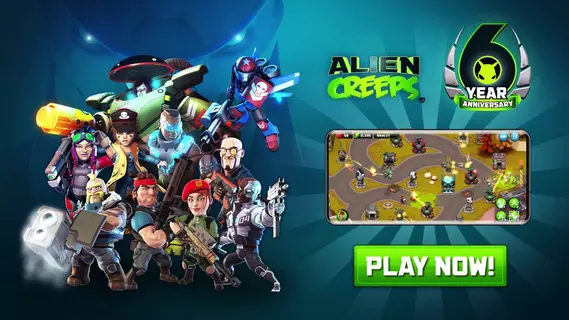 Alien Creeps TD - 6 Year Anniversary Event