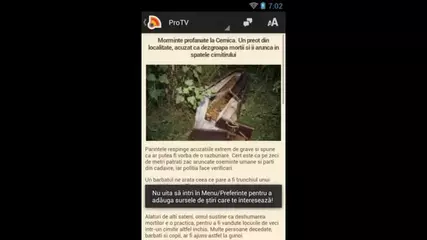 Știri din România - aplicație pentru Android