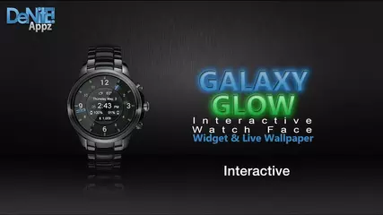 Galaxy Glow Watch Face Widget & Live Wallpaper