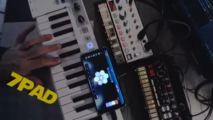 7Pad 2.4 beat test with volca