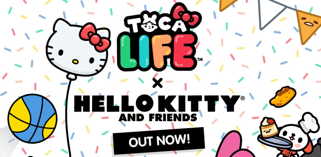 COMO TER O NOVO PACOTE DA HELLO KITTY & AMIGOS E O NOVO LOCAL GRÁTIS PELO  HAPPYMOD 🎀 TOCA LIFE WORLD 