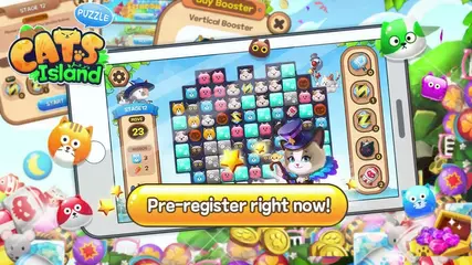 Pre-register for Cat's island Now!