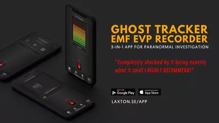 Spök App - Ghost Tracker EMF EVP Recorder - LaxTon Ghost Sweden